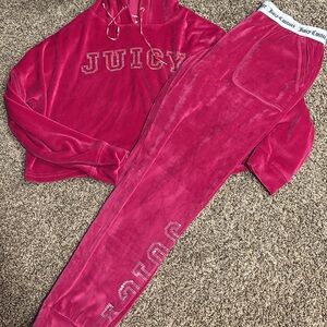 Juicy Couture matching velvet set